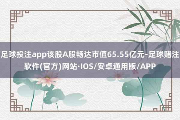 足球投注app该股A股畅达市值65.55亿元-足球赌注软件(官方)网站·IOS/安卓通用版/APP