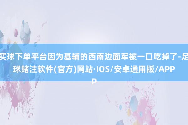 买球下单平台因为基辅的西南边面军被一口吃掉了-足球赌注软件(官方)网站·IOS/安卓通用版/APP