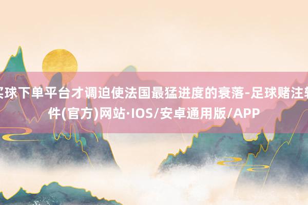 买球下单平台才调迫使法国最猛进度的衰落-足球赌注软件(官方)网站·IOS/安卓通用版/APP