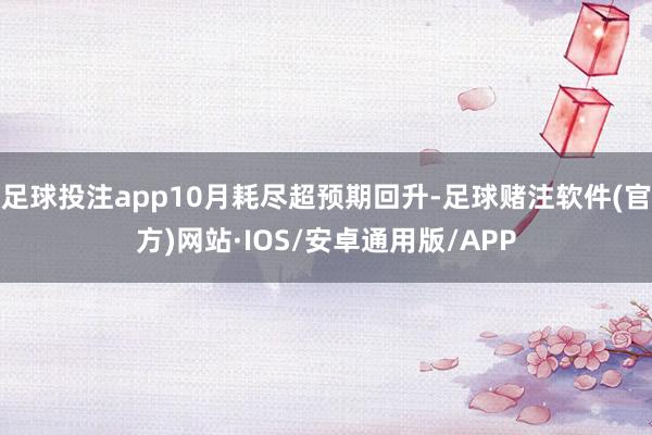 足球投注app10月耗尽超预期回升-足球赌注软件(官方)网站·IOS/安卓通用版/APP