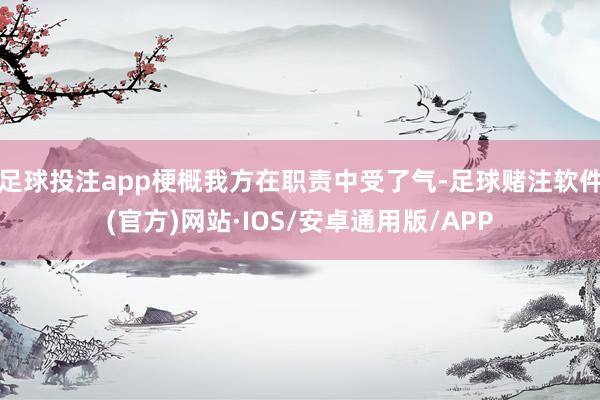 足球投注app梗概我方在职责中受了气-足球赌注软件(官方)网站·IOS/安卓通用版/APP