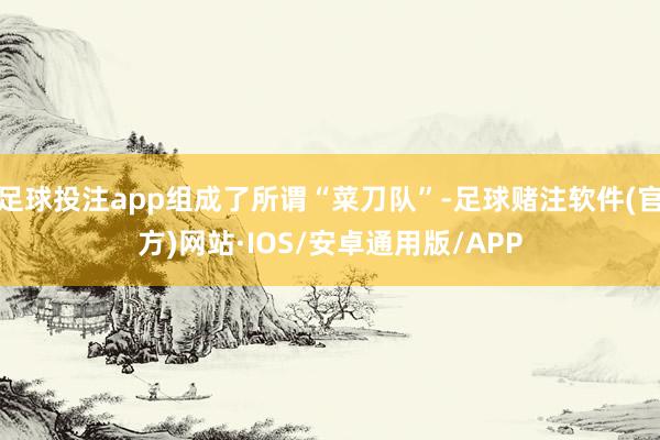 足球投注app组成了所谓“菜刀队”-足球赌注软件(官方)网站·IOS/安卓通用版/APP