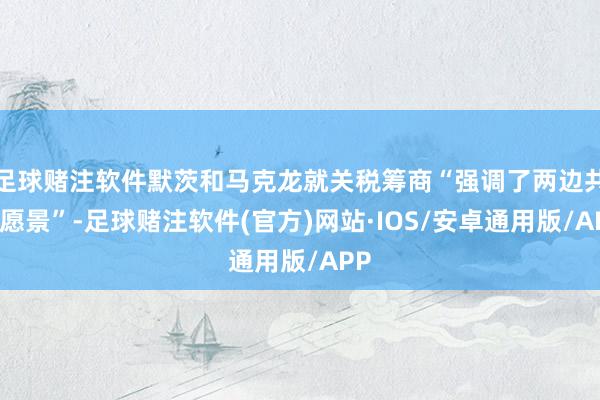 足球赌注软件默茨和马克龙就关税筹商“强调了两边共同愿景”-足球赌注软件(官方)网站·IOS/安卓通用版/APP