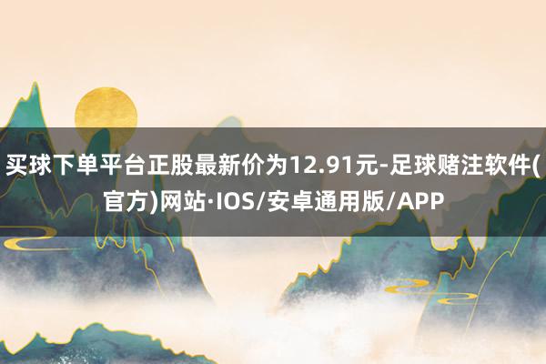 买球下单平台正股最新价为12.91元-足球赌注软件(官方)网站·IOS/安卓通用版/APP