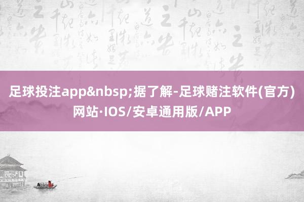 足球投注app&nbsp;　　据了解-足球赌注软件(官方)网站·IOS/安卓通用版/APP